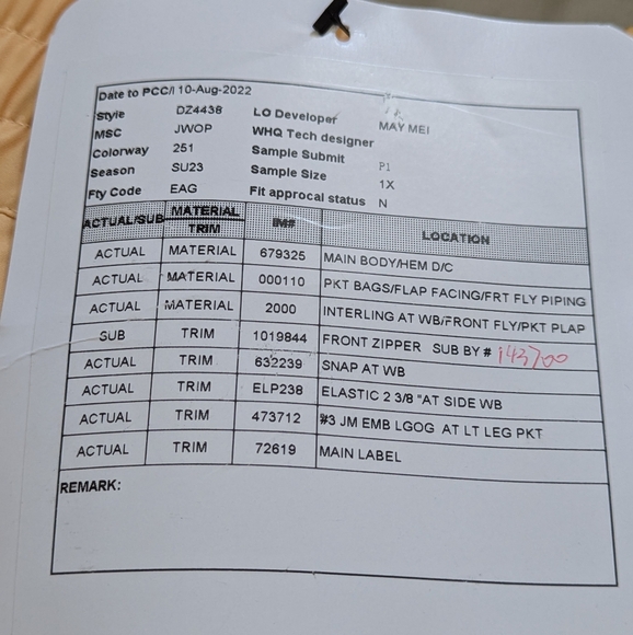 Yellow Air Jordan Utility Cargo Pants - Picture 3 of 6